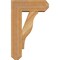 Ekena Millwork Funston Craftsman Rough Sawn Bracket w/ Offset Brace, Western Red Cedar, 6"W x 14"D x 22"H BKT0604X14X22FST04RWR - alternate 4